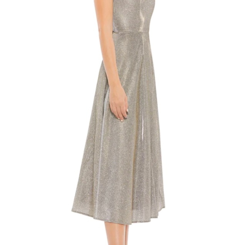 Mac Duggal Iridescent Fit&Flare Dress Size 12 Gem